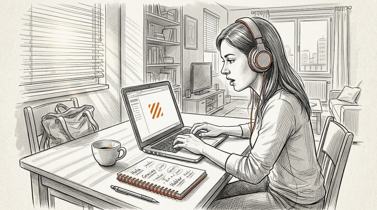 Adaptive language learning: 30-50% faster fluency